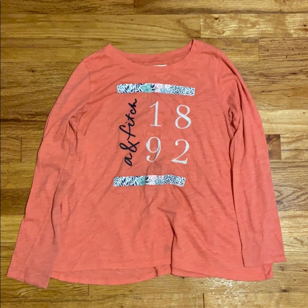 Coral Abercrombie kids shirt